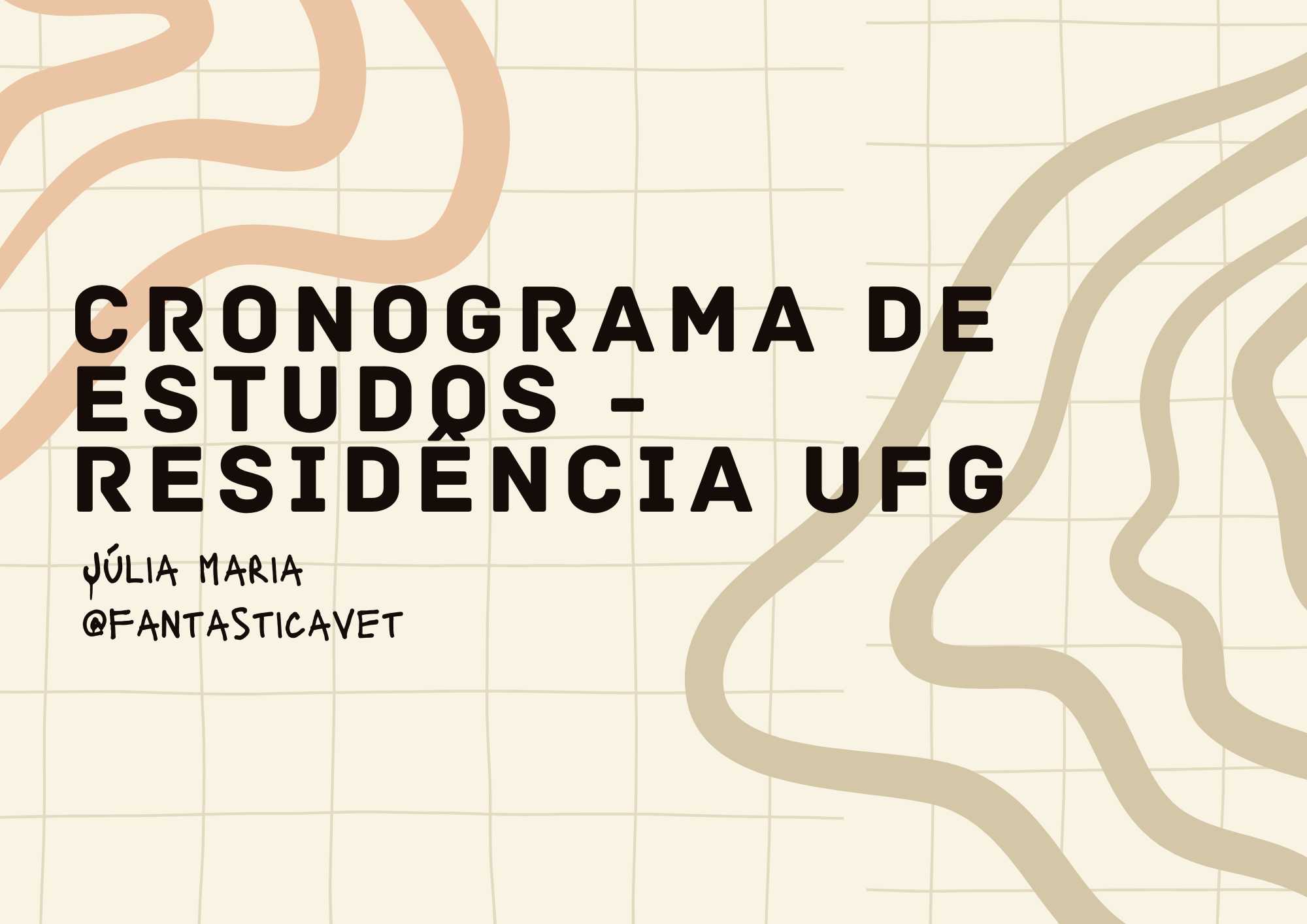 CRONOGRAMA DE ESTUDOS - Residência Veterinária UFG - Júlia Maria C... image.