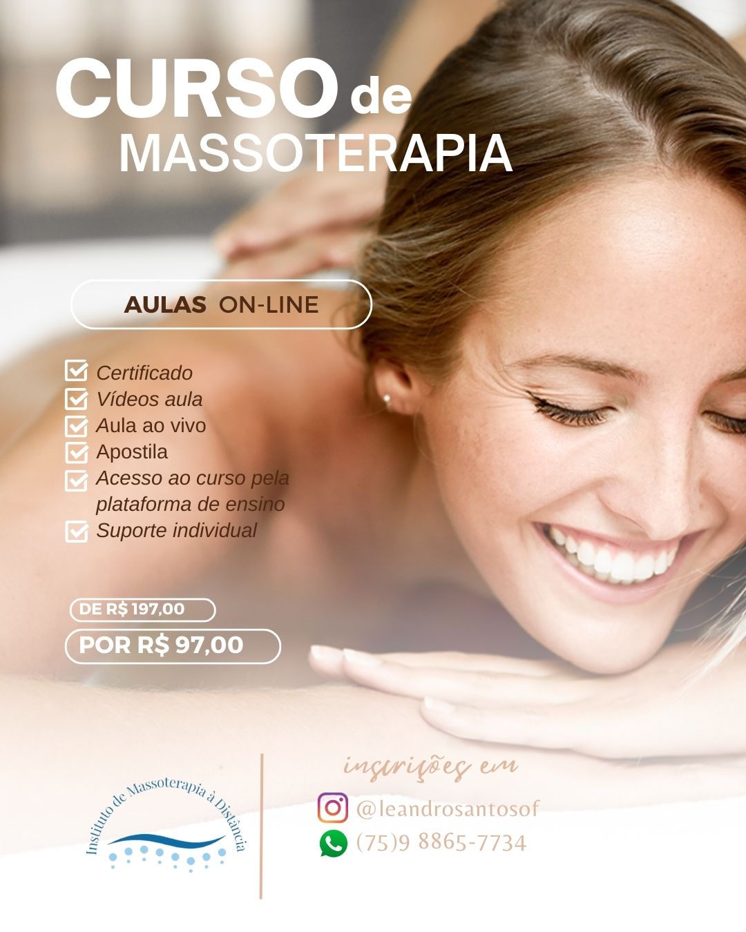 curso de massoterapia - leandro de jesus santos | Hotmart