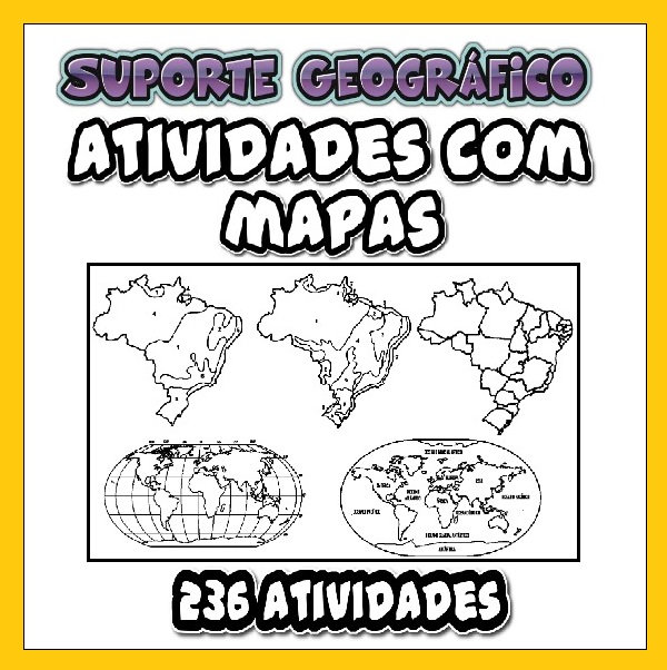 236 Atividades com Mapas - Suporte Geográfico | Hotmart