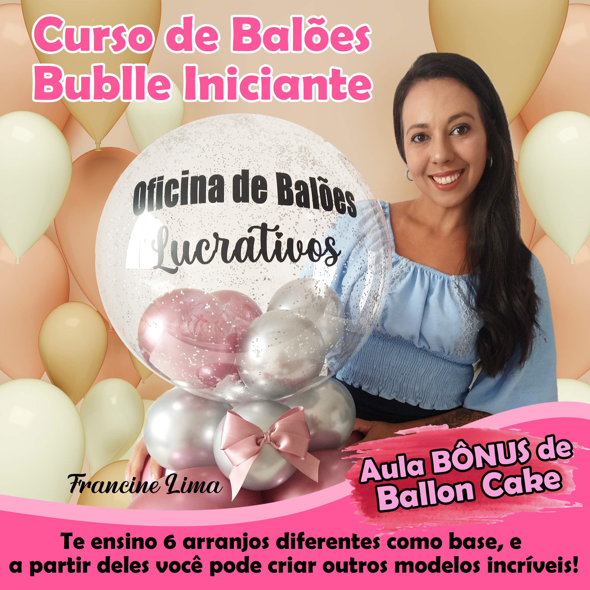 Oficina de Balões Lucrativos Iniciantes 