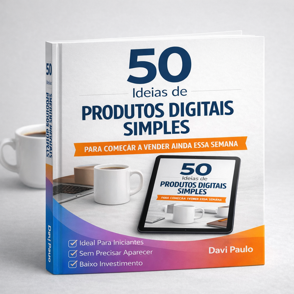 50 Ideias de Produtos Digitais Simples Para Começar a Vender Ainda ...