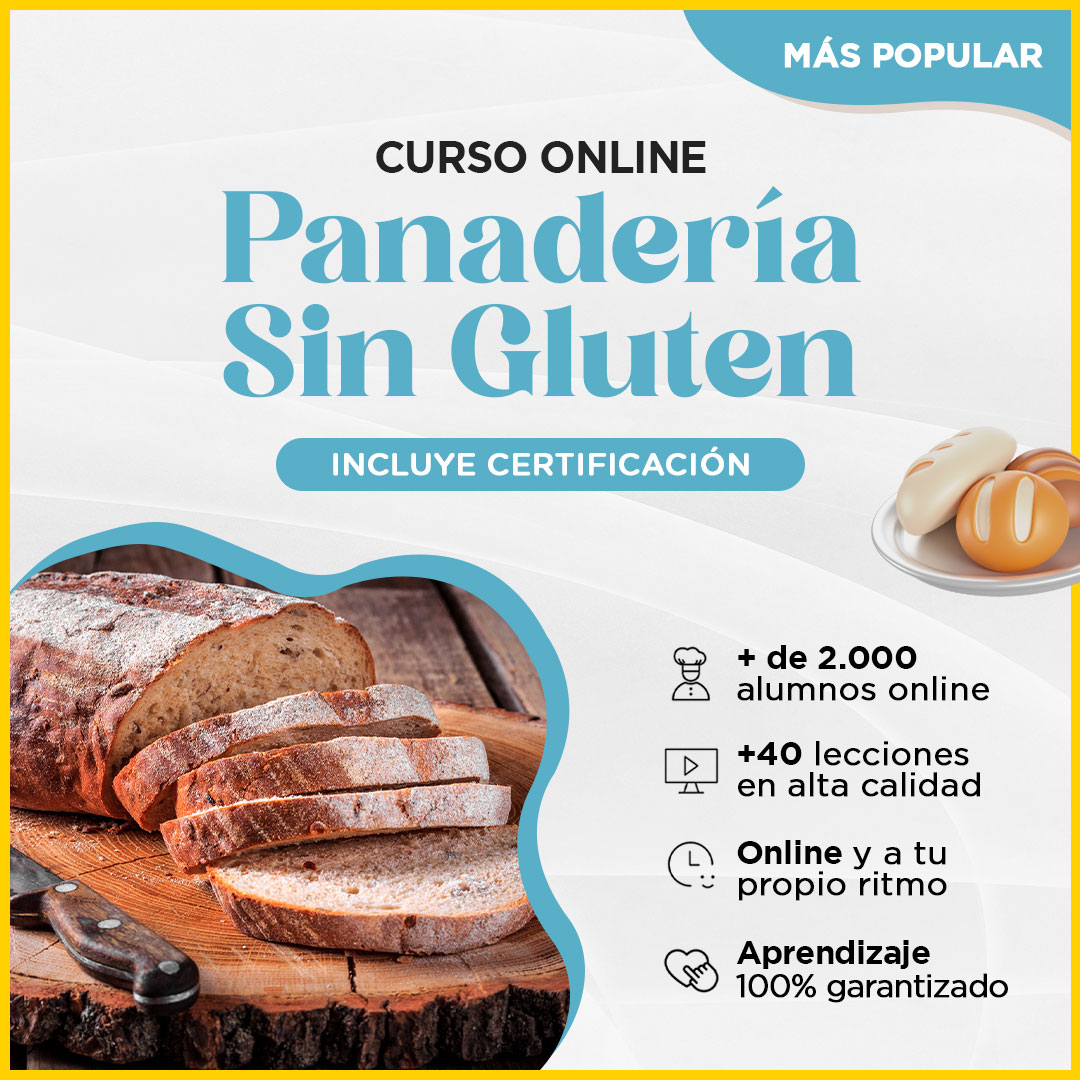 Imagen de portada para Curso online Curso Panadería sin Gluten Online