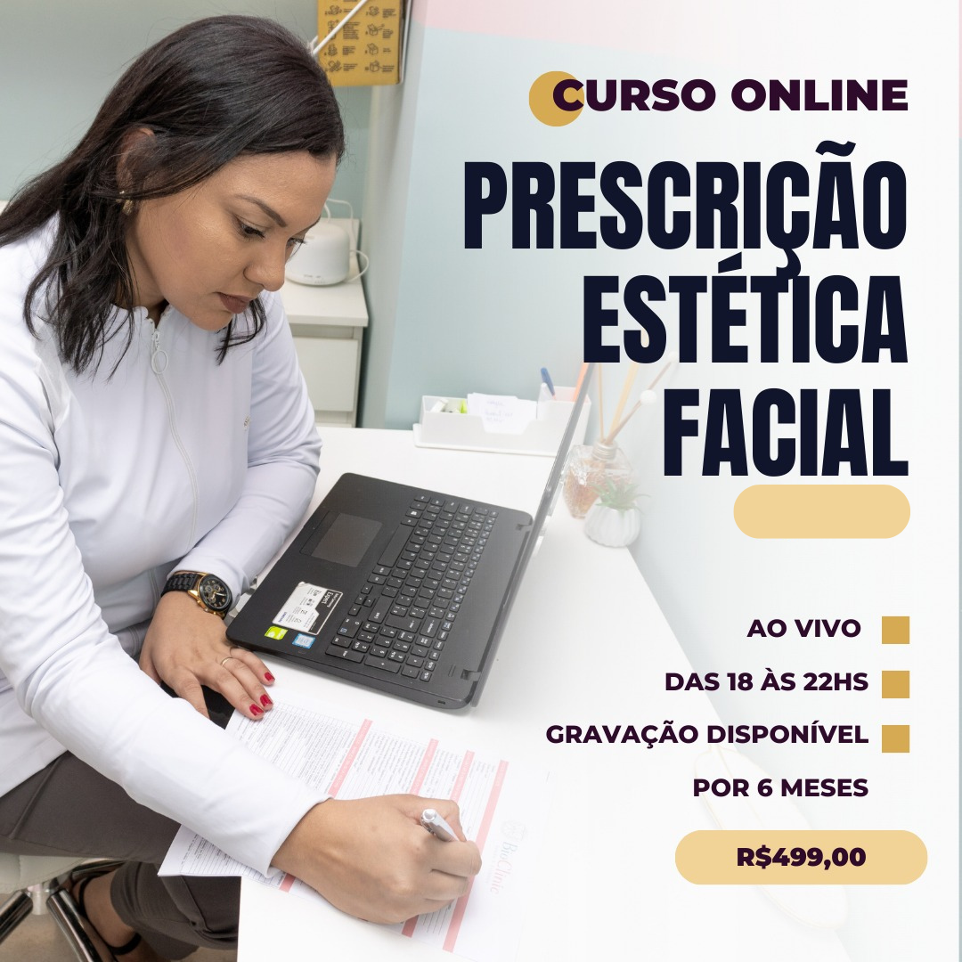 Curso online - Prescrição estética facial - andreia de oliveira da ...