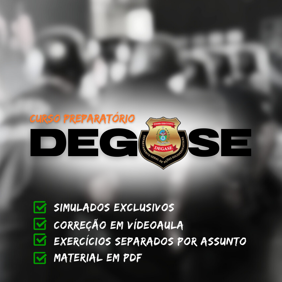 Imagem de capa para o Curso online Curso Preparatório - DEGASE RJ