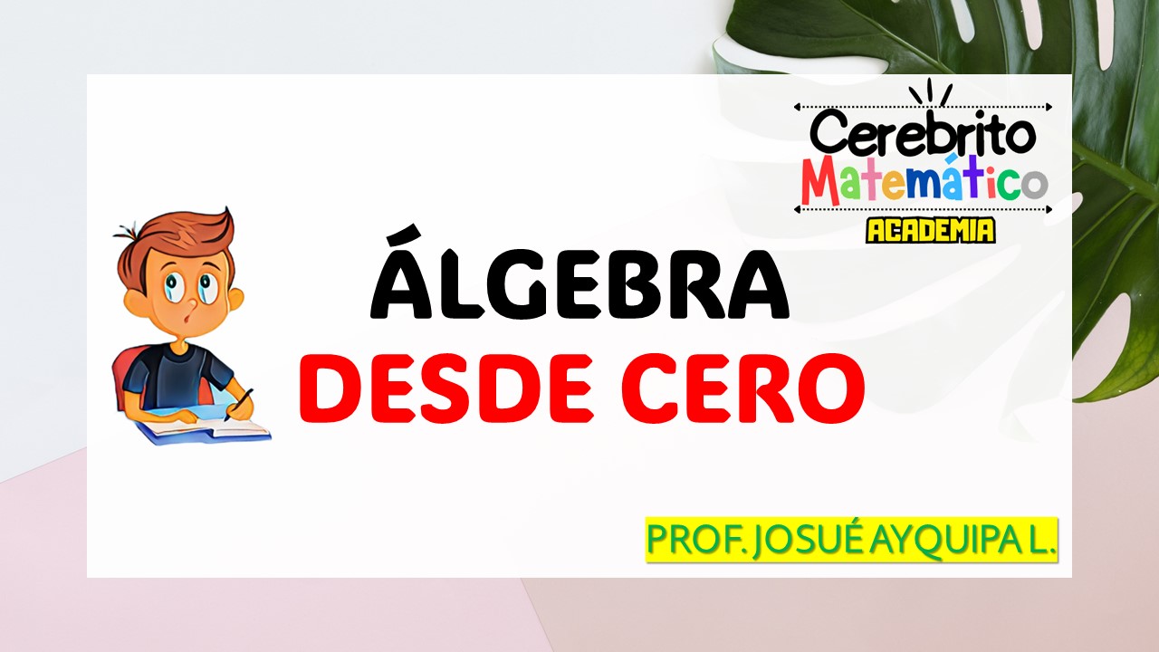 Matemáticas Desde Cero álgebra Desde Cero Cerebrito Matemático