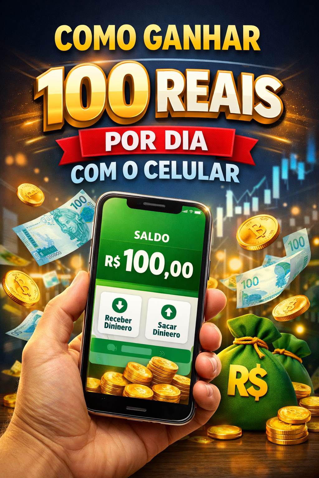 COMO GANHAR R$100 POR DIA USANDO APENAS O CELULAR | Hotmart