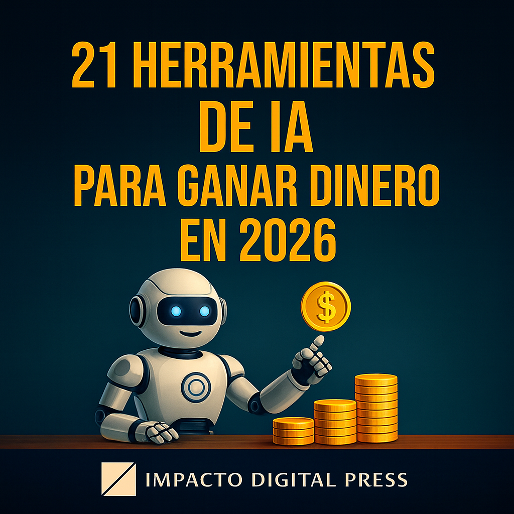21 Herramientas de IA para Ganar Dinero en 2026 - IMPACTO DIGITAL P...
