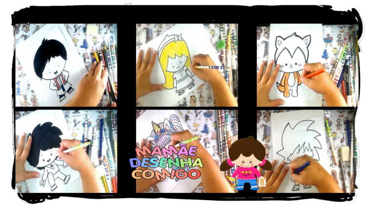 Imagem de capa para o Curso online Método Mamãe Desenha Comigo - Aprenda a Desenhar de Maneira rápida e Divertida!!
