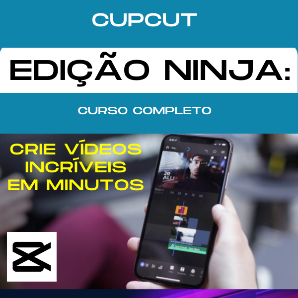 Imagem de capa para o Curso online Edição Ninja: Crie Vídeos Incríveis em Minutos