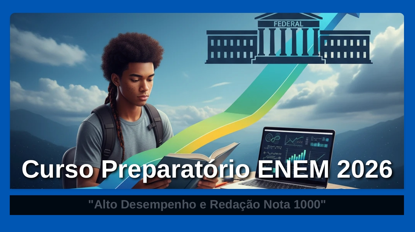 Curso Preparatório ENEM 2026 - Daniel Barbosa Rauber | Hotmart