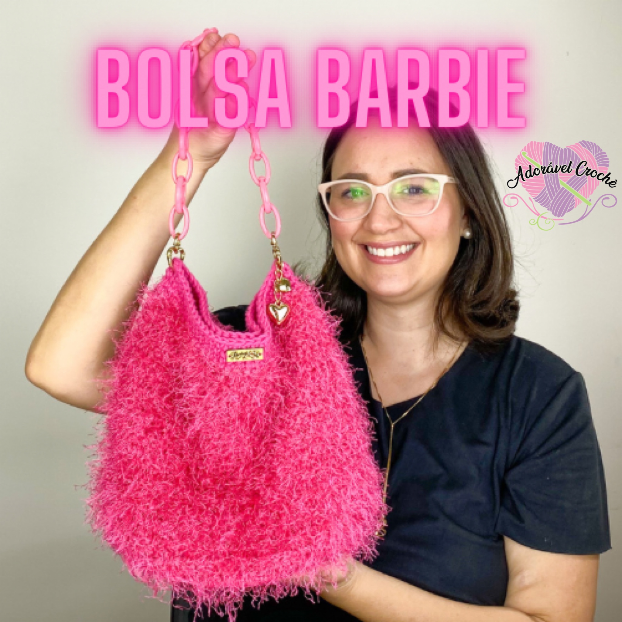 ADOR VEL CROCH BOLSA BARBIE ador-vel-croch-bolsa-barbie