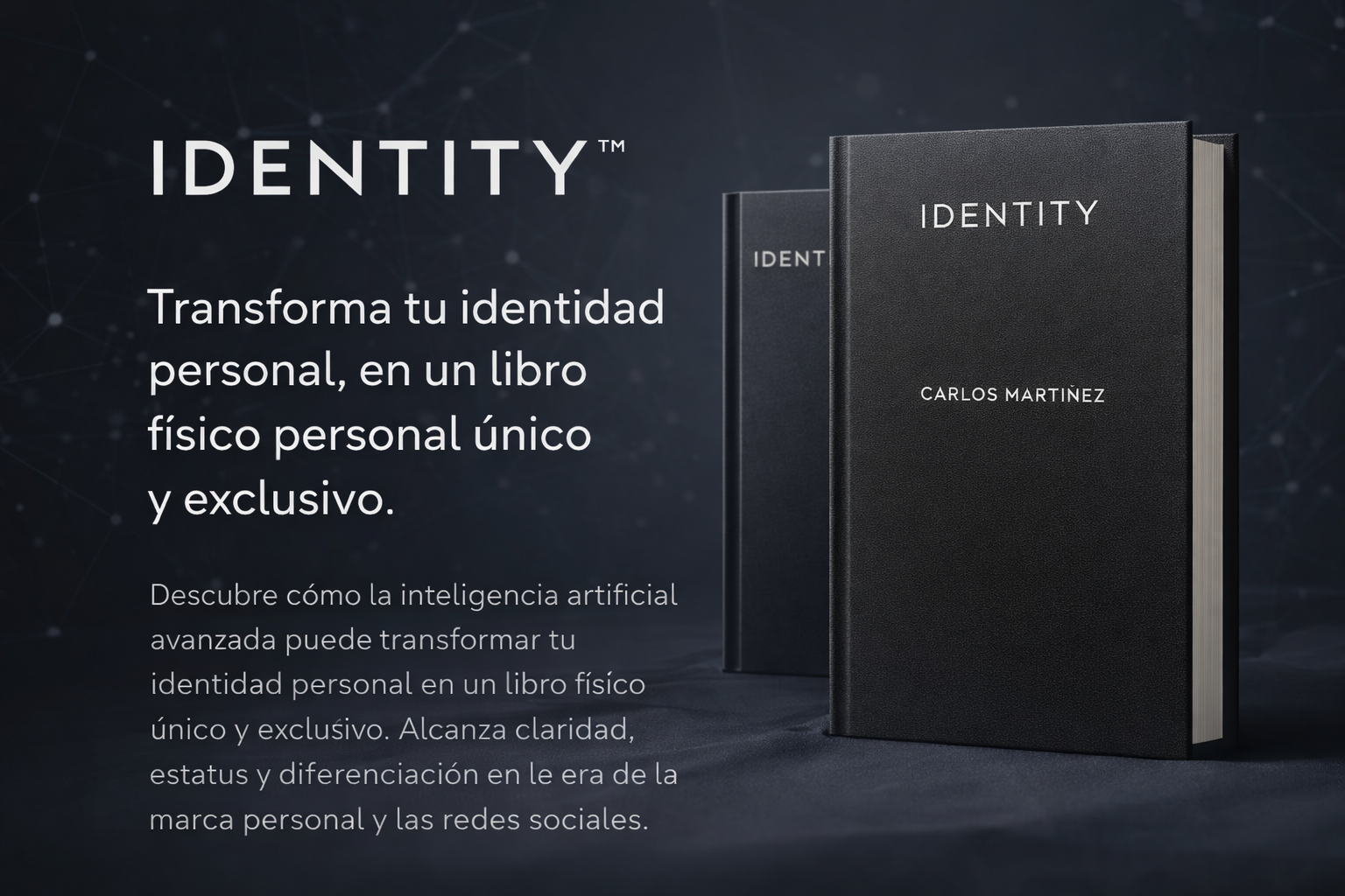 IDENTITY™ — Libro Físico de Marca Personal Creado por IA (Edición Ú...
