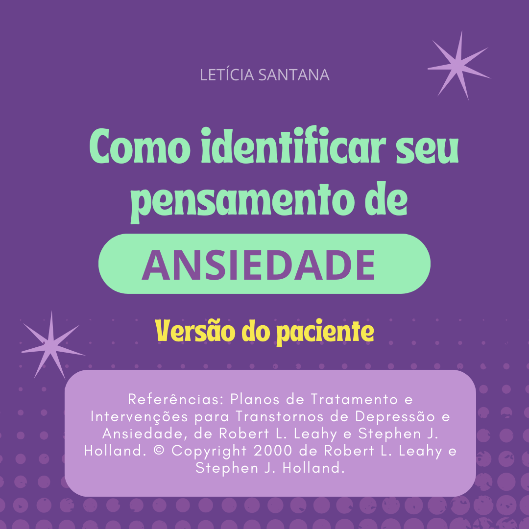 Como Identificar Seus Pensamentos De Ansiedade Saúde Mental Hot