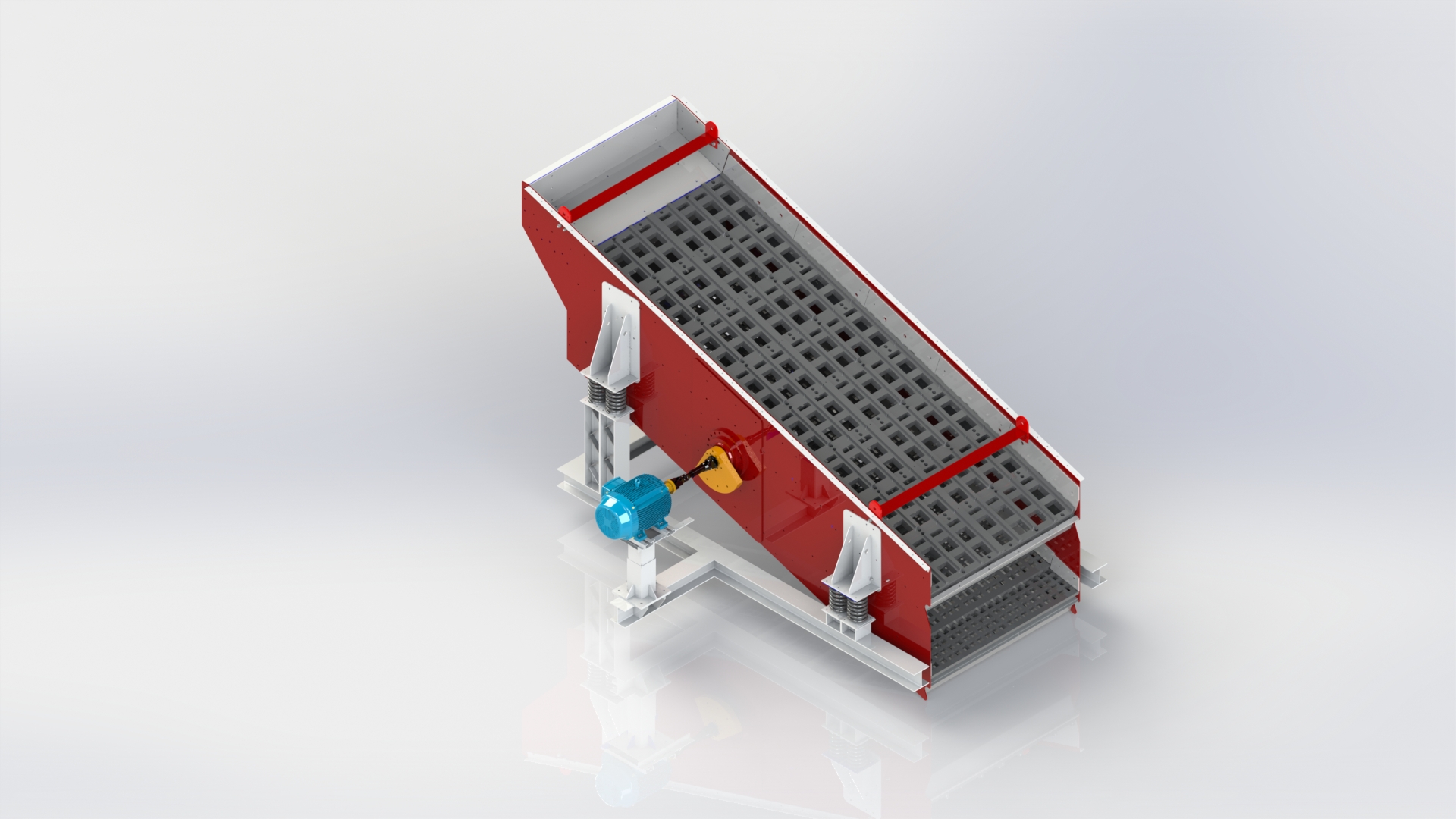 Projeto 3D Peneira Vibratória 2 Decks - Aprende e Projeta | Hotmart
