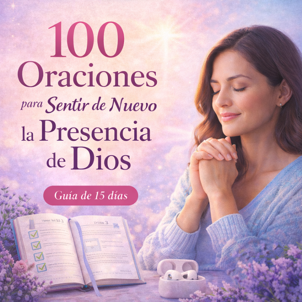 +100 Oraciones para sentír de nuevo la presencia de Dios en solo 15...