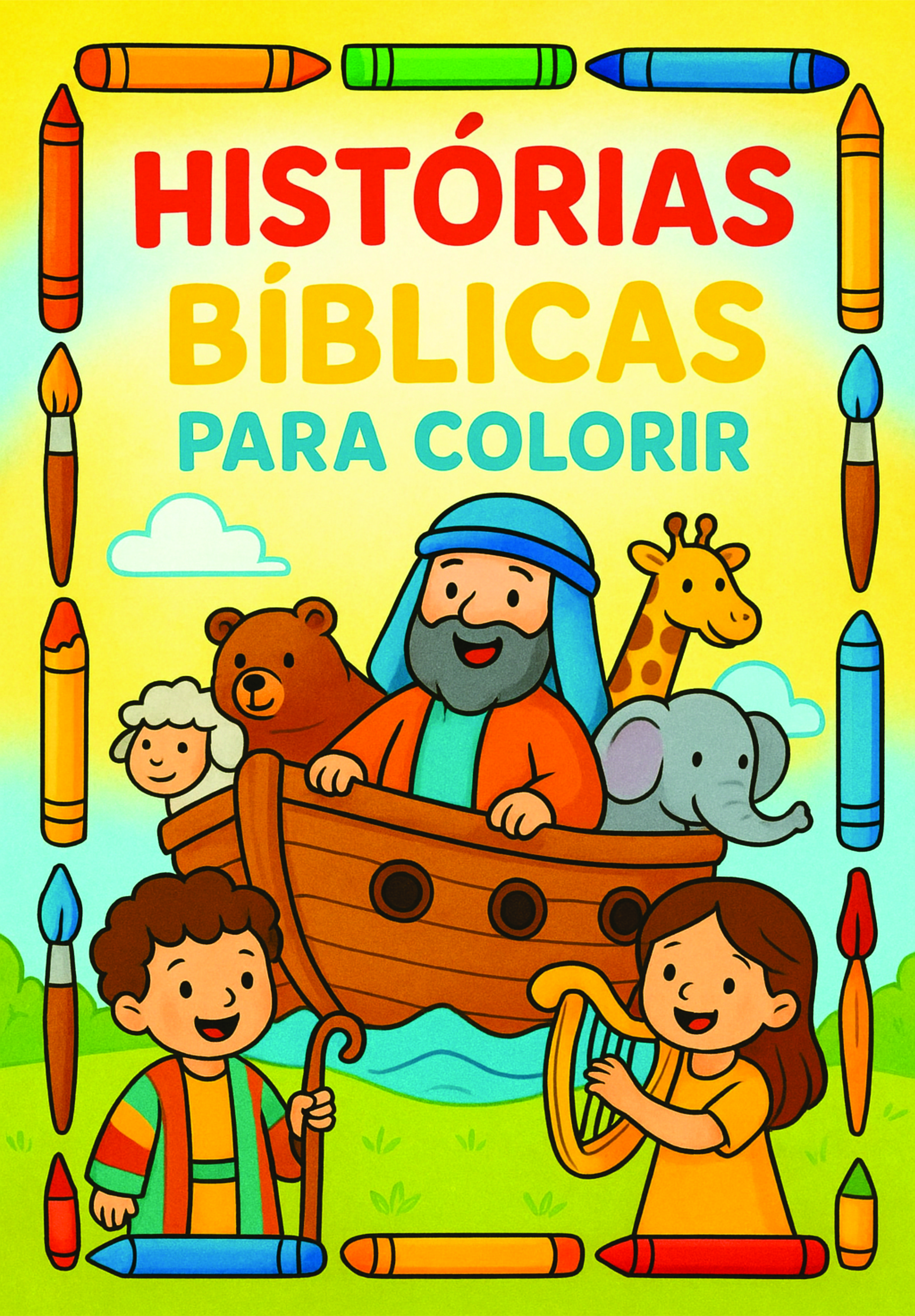 LIVRO DE COLORIR COM TEMA BÍBLICO - 3D Serviços Digitais | Hotmart