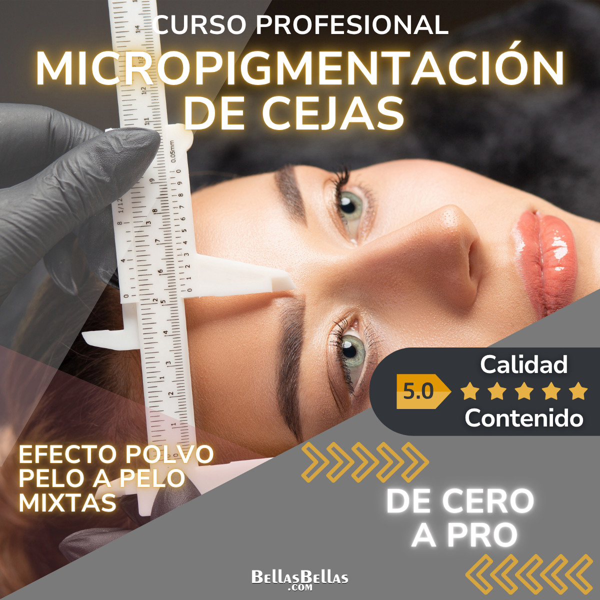 Imagen de portada para Curso online 7Y8 MICROPIGMENTACIÓN DE CEJAS EN TODOS SUS EFECTOS - bellasbellas.com BELLAS BELLAS