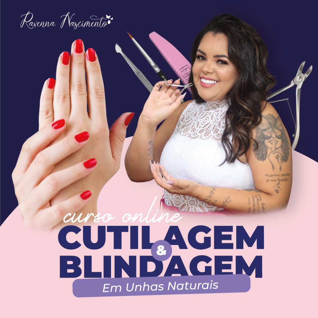 Imagem de capa para o Curso online Cutilagem e Blindagem em Unhas Naturais