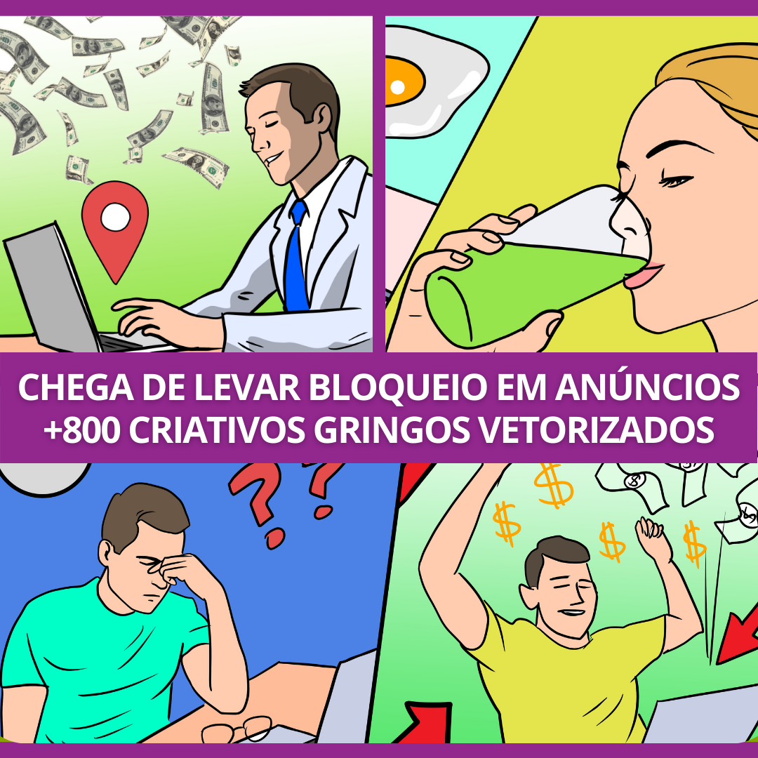 Pack +800 Criativos Vetorizados para Anúncios
