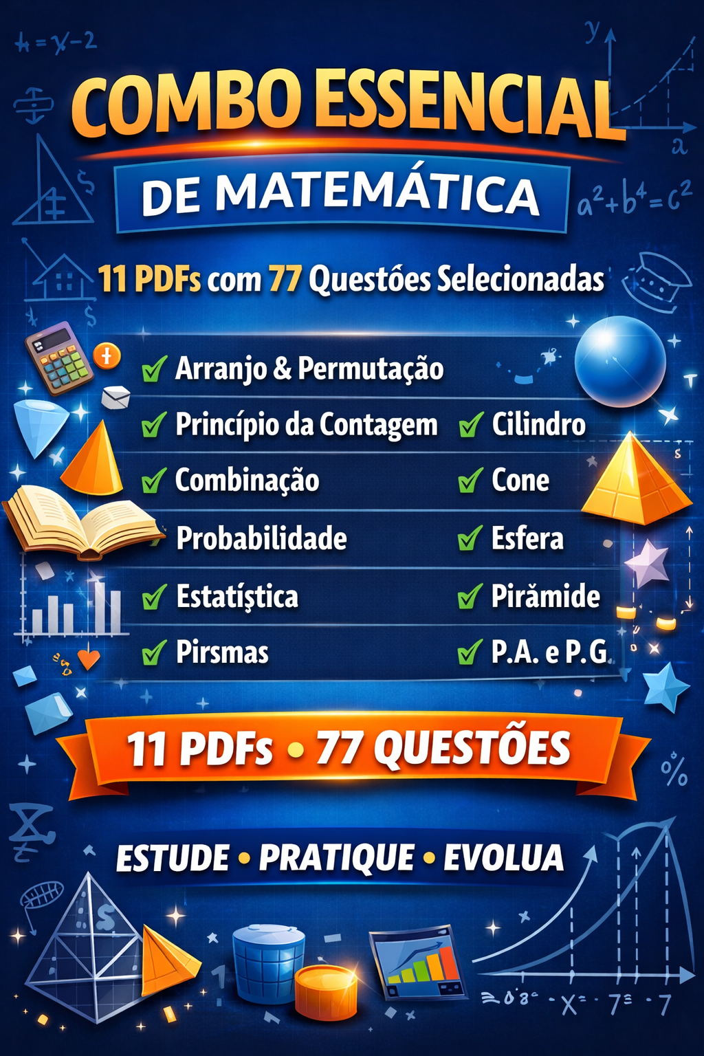 COMBO ESSENCIAL DE MATEMÁTICA - Marcos Marciano | Hotmart