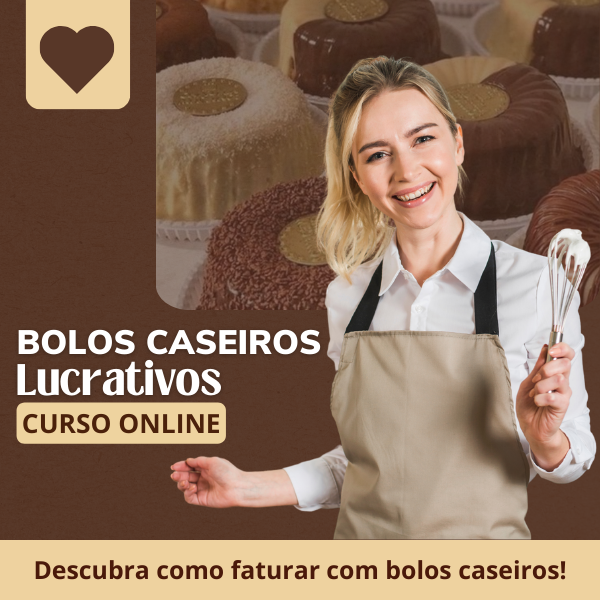 Imagem de capa para o Curso online Lucrando com Bolos Caseiros