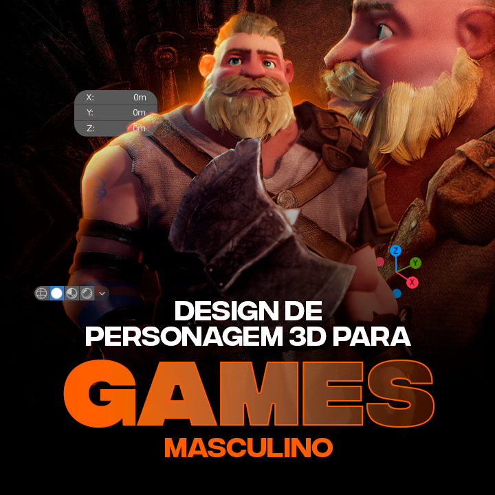 Design de personagem 3D para Games (Masculino) - Bench Park School ...