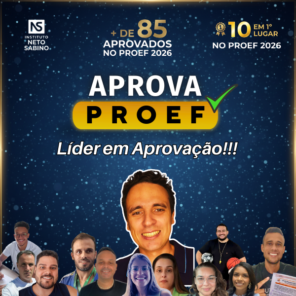 Aprova ProEF 2026 - Instituto Neto Sabino