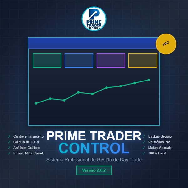 Control Traders Prime Trader Control - Sistema Profissional de Gestão de Day Trade
