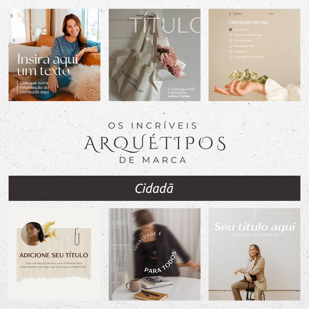 Pack Canva Arquétipo da Cidadã