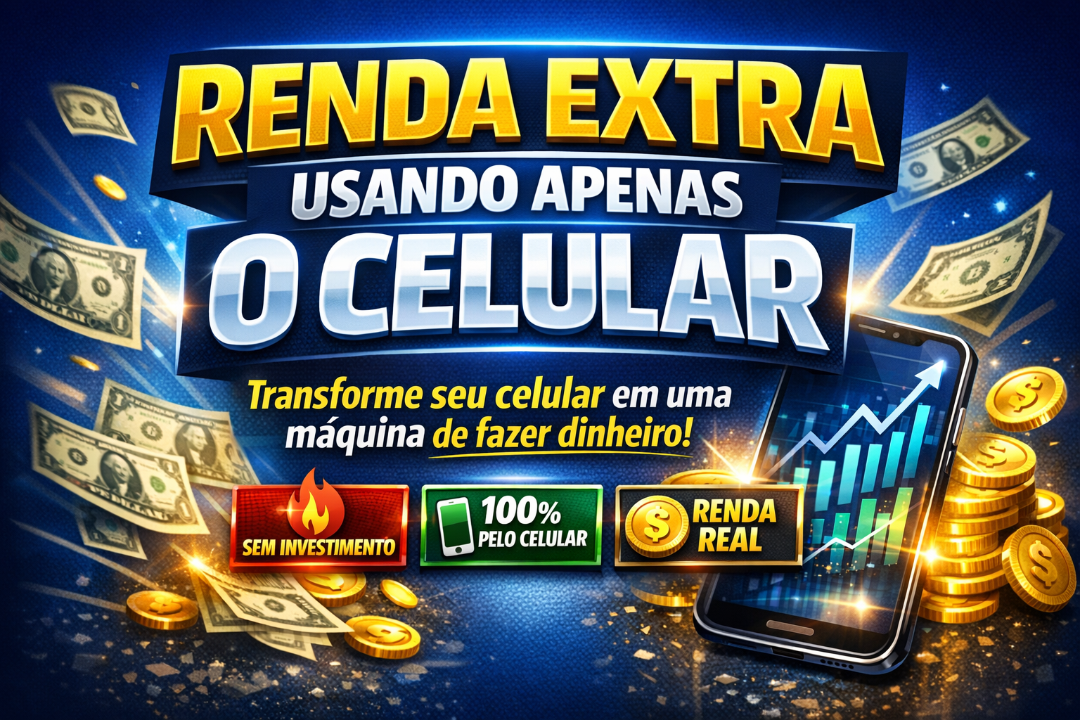 Renda extra usando apenas o celular | Hotmart