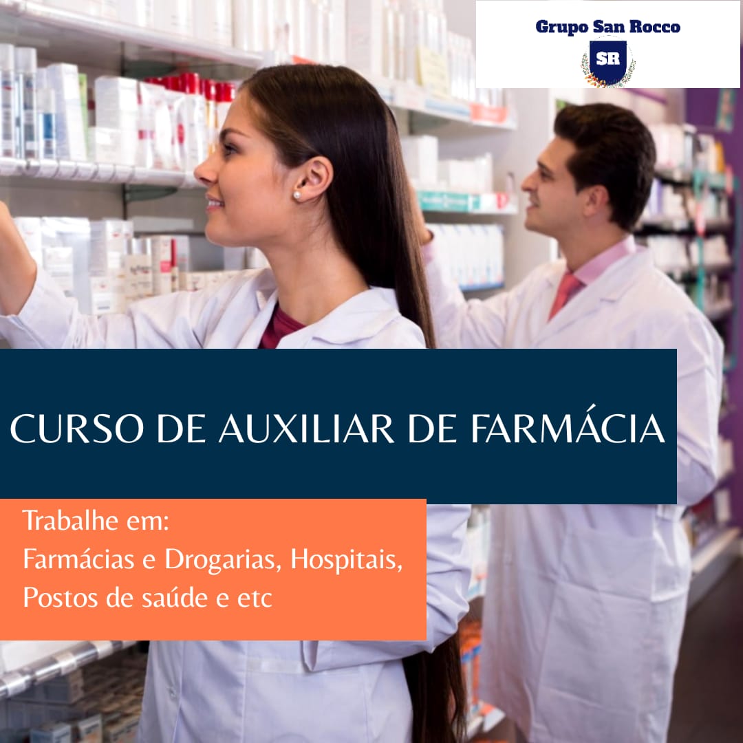 Curso Auxiliar de farmácia - Grupo San Rocco | Hotmart