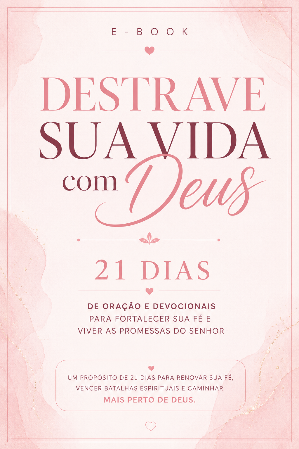 Capa do E-book Destrave Sua Vida com Deus