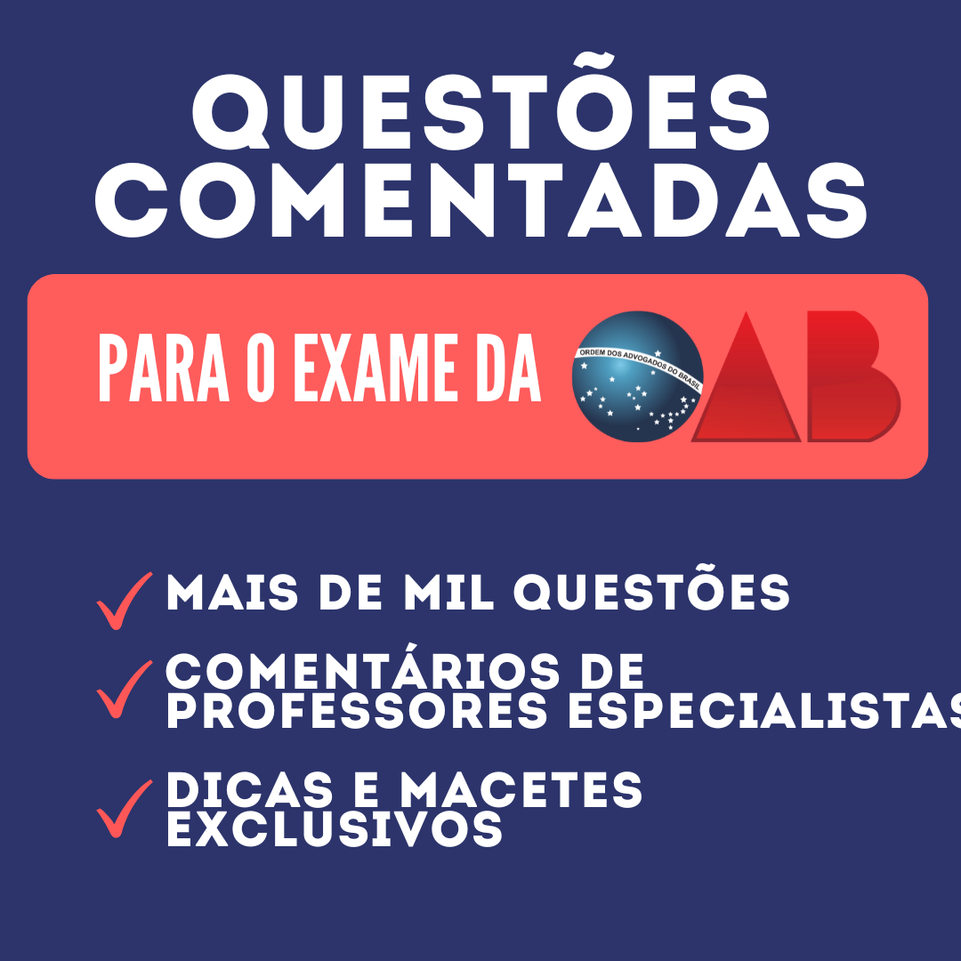 Questões Comentadas para OAB - Guia da OAB | Hotmart