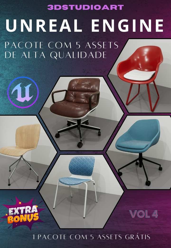 PACOTE COM 5 ASSETS DE ALTA QUALIDADE VOL4