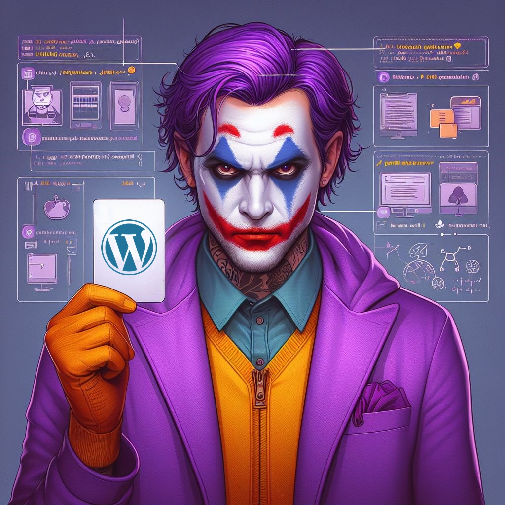 Imagem de capa para o Curso online Curso de Wordpress - Profissão Coringa com Ericles