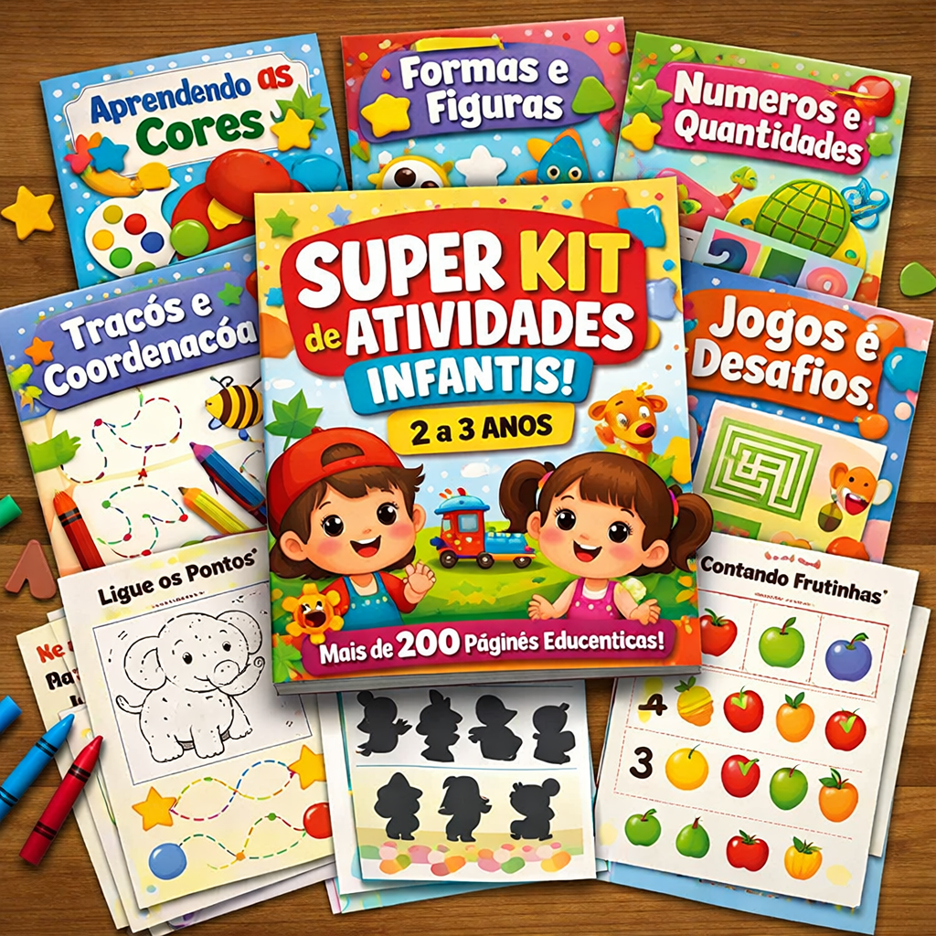 Kit 385 atividades infantis - Marie Educa | Hotmart