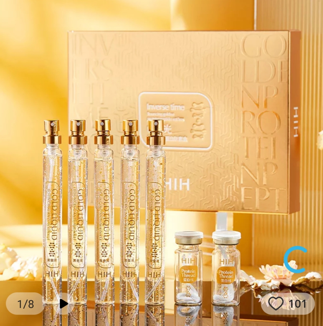 Curso de Fios de Ouro Linha- Proteina de Colágeno. Rejuvenescedor F...