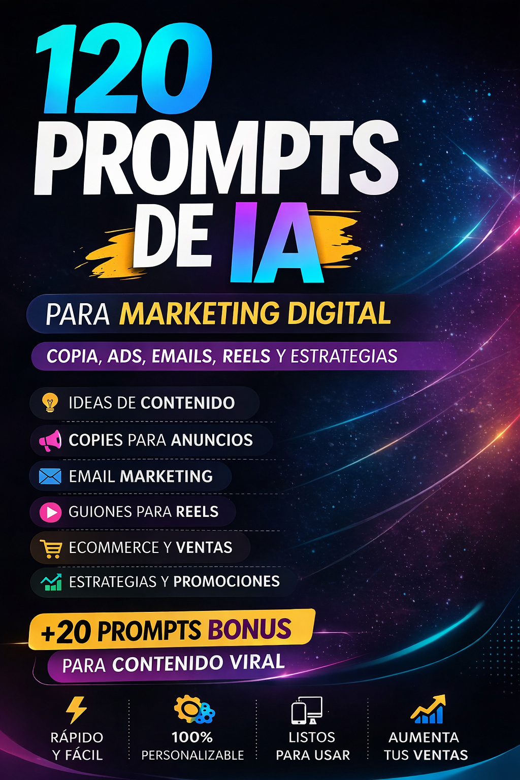 120 Prompts de IA para Marketing Digital - Luisa inès Gonzàlez | H...