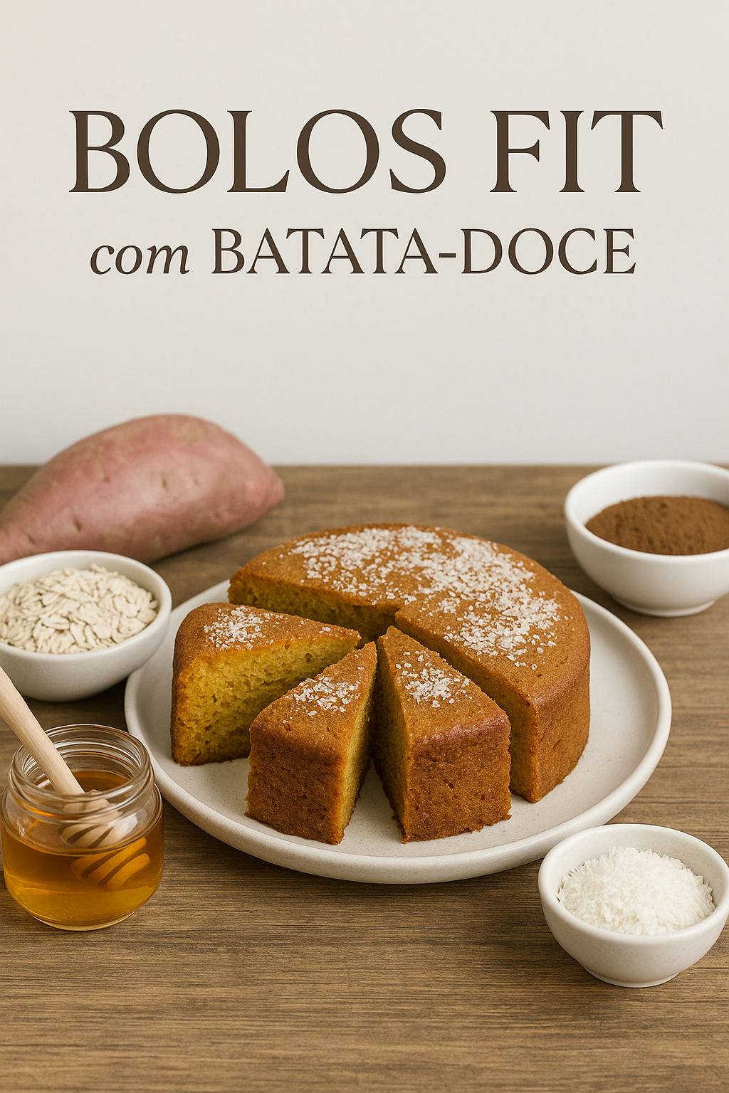 Bolos Fit com Batata-Doce.