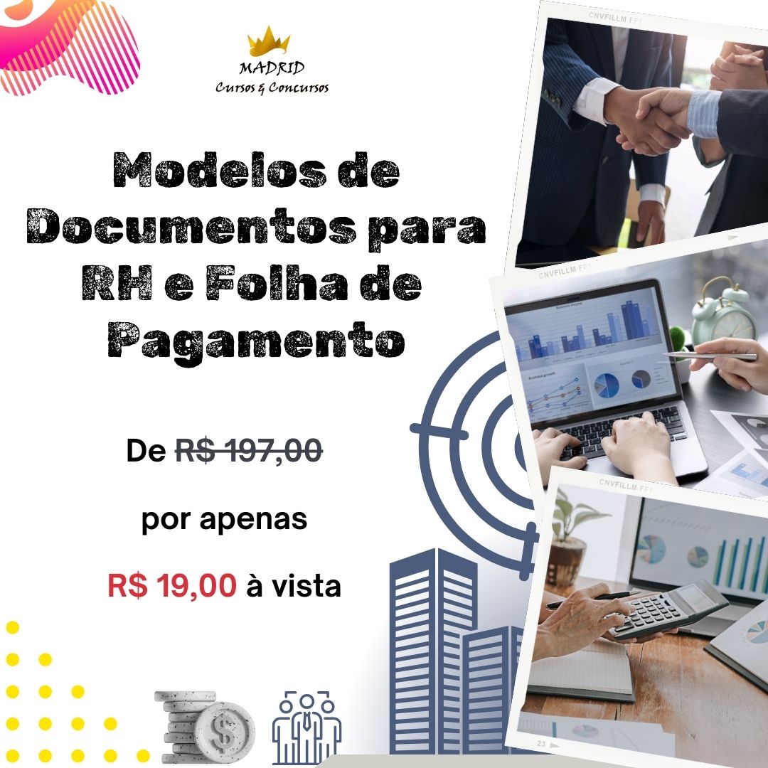 Modelos de Documentos para RH e Folha de Pagamento