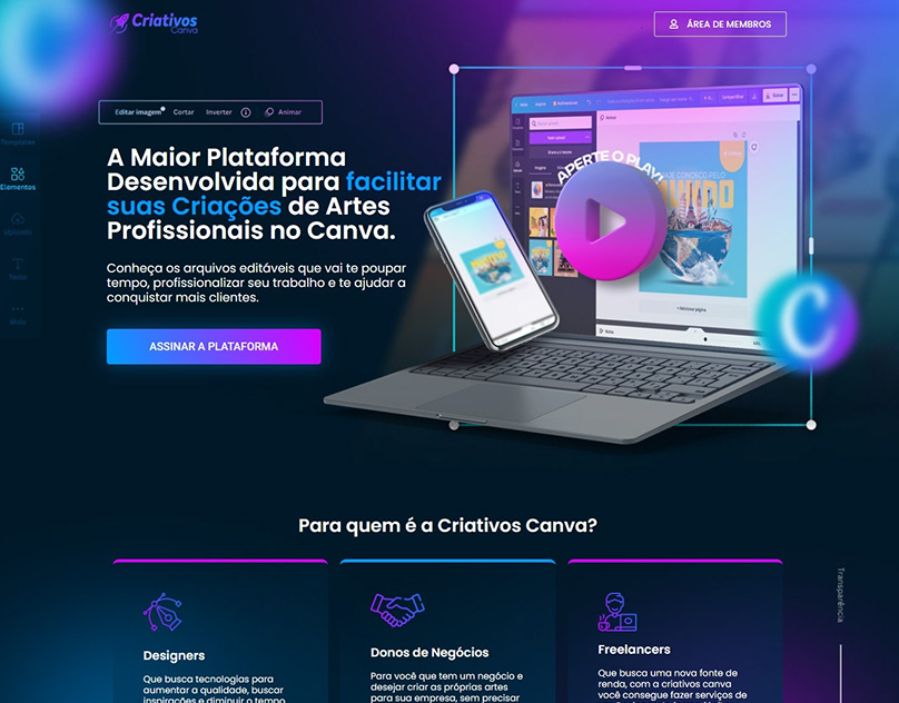Transforme Seu Conhecimento em Vendas: Curso Completo de Landing Page no Canva