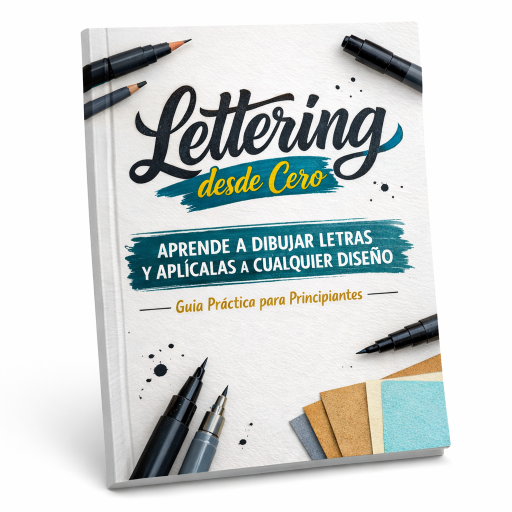 Lettering desde Cero: Aprende a Dibujar Letras y Aplícalas a Cualqu...