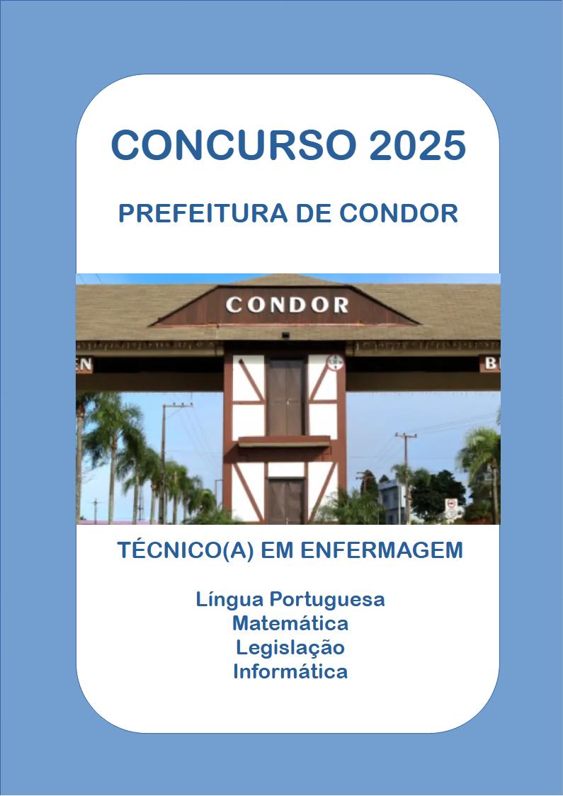 CONCURSO TÉCNICO DE ENFERMAGEM CONDOR-RS
