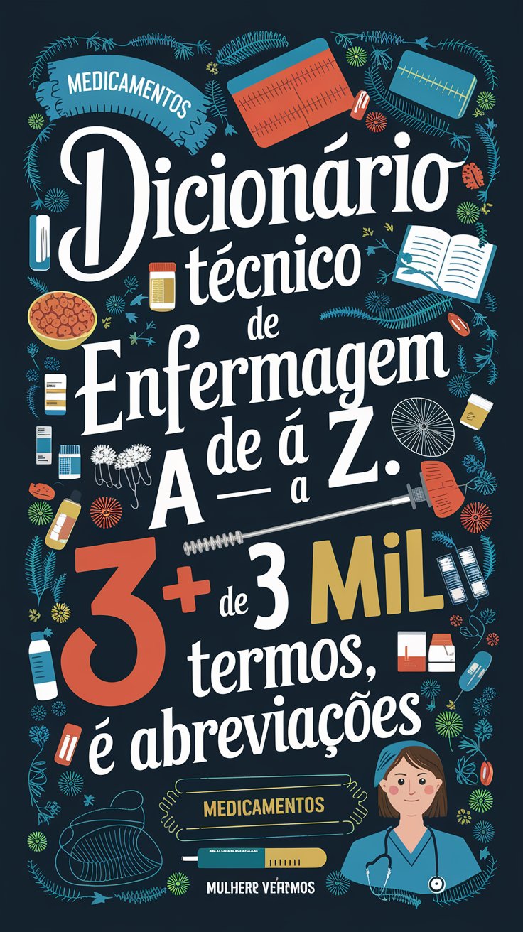 Dicionário Técnico de Enfermagem de A a Z: + de 3 Mil Termos e Abre...
