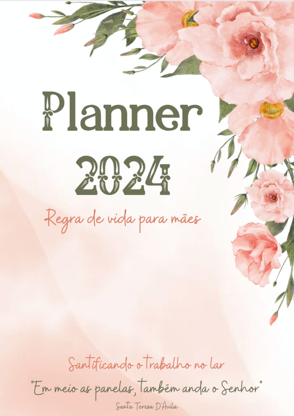 Planner 2024 - Regra de Vida para Mães - Educando com amor - Jéssic...