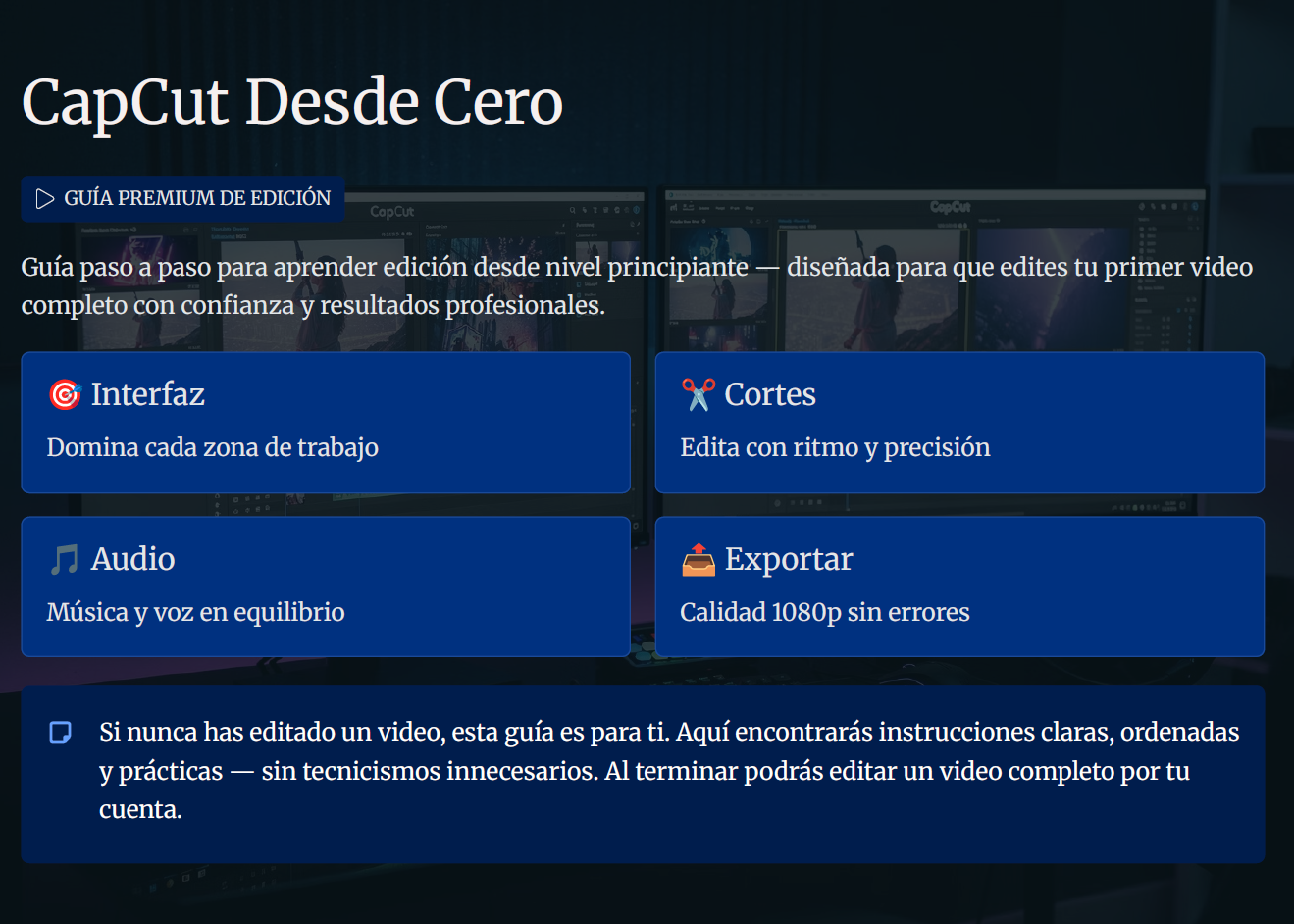 Edición en CapCut Desde Cero - Melisa Tellez Guevara | Hotmart