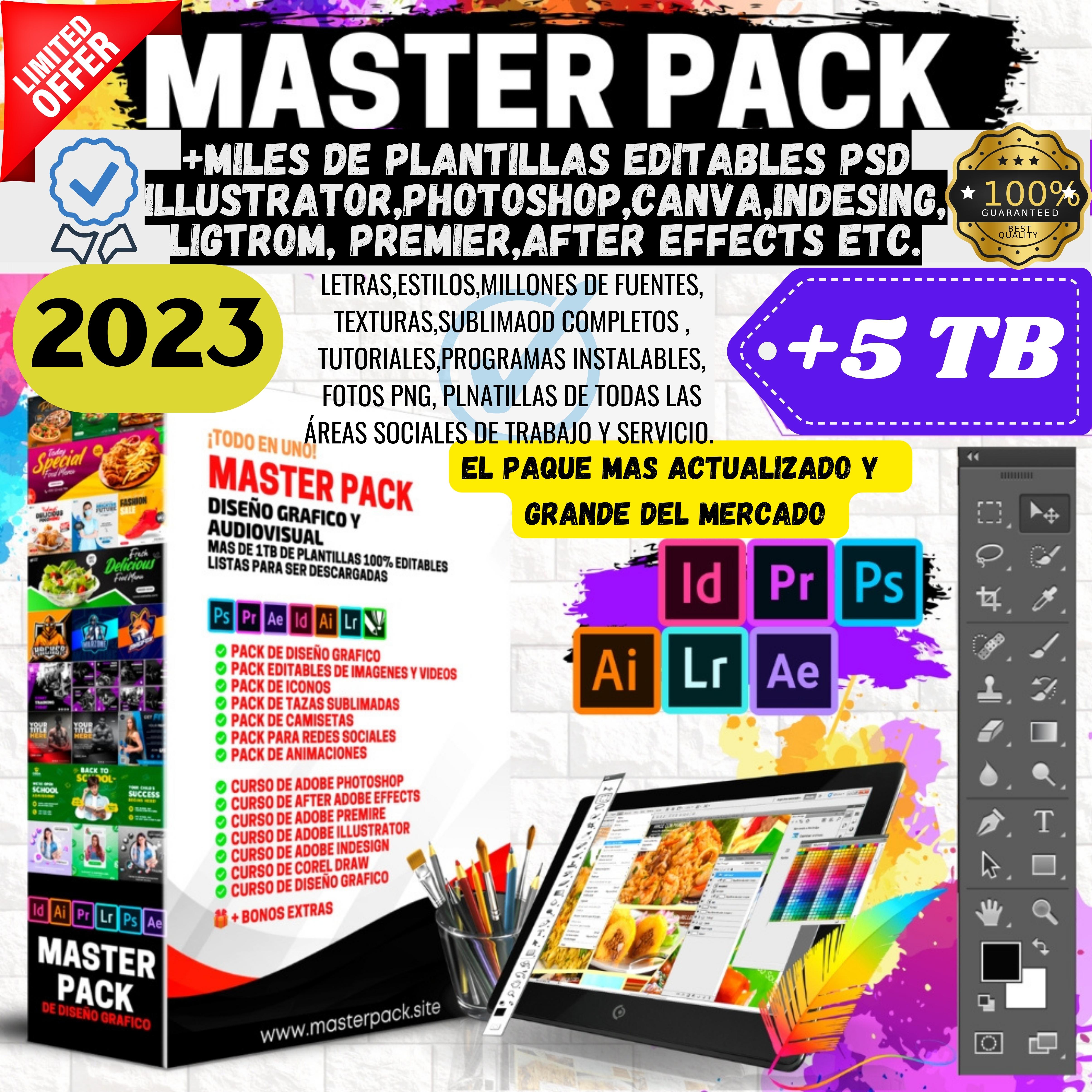 Master Pack Software MASTERPACK 2023 5TB el más completo del mercado - BIBLIOTECA DIGITA...