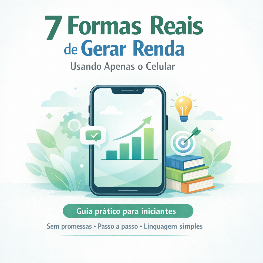 7 Formas Reais de Gerar Renda Usando Apenas o Celular - JPM DIGITAL...