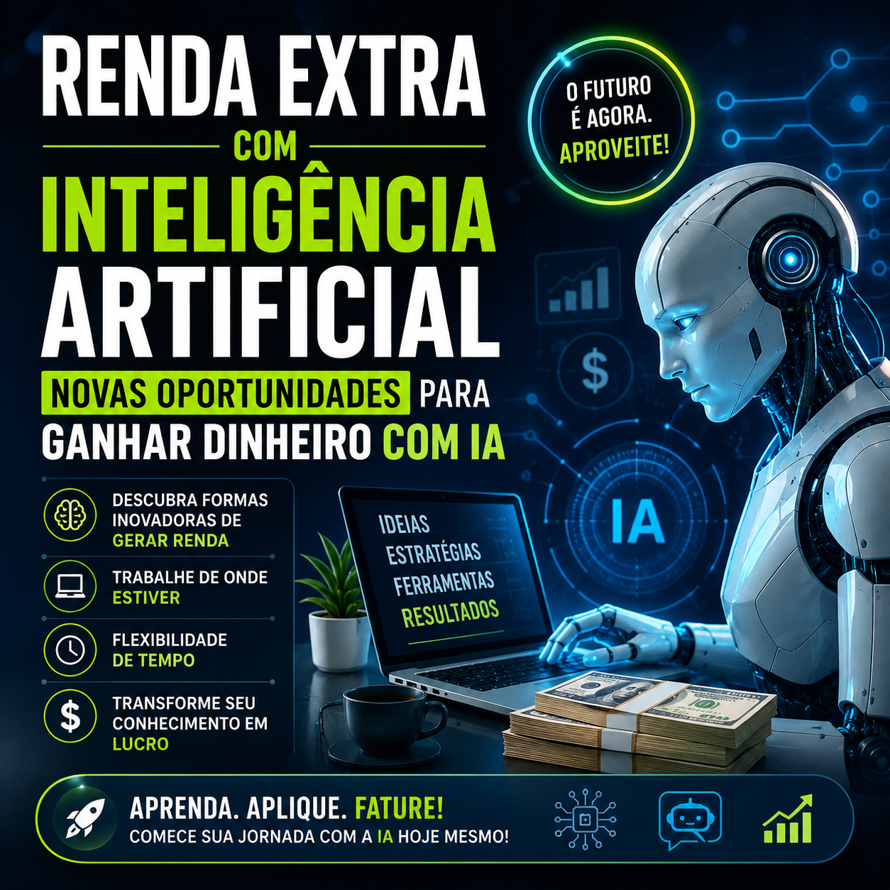 Renda Extra com Inteligência Artificial Novas oportunidades de ganhar ...