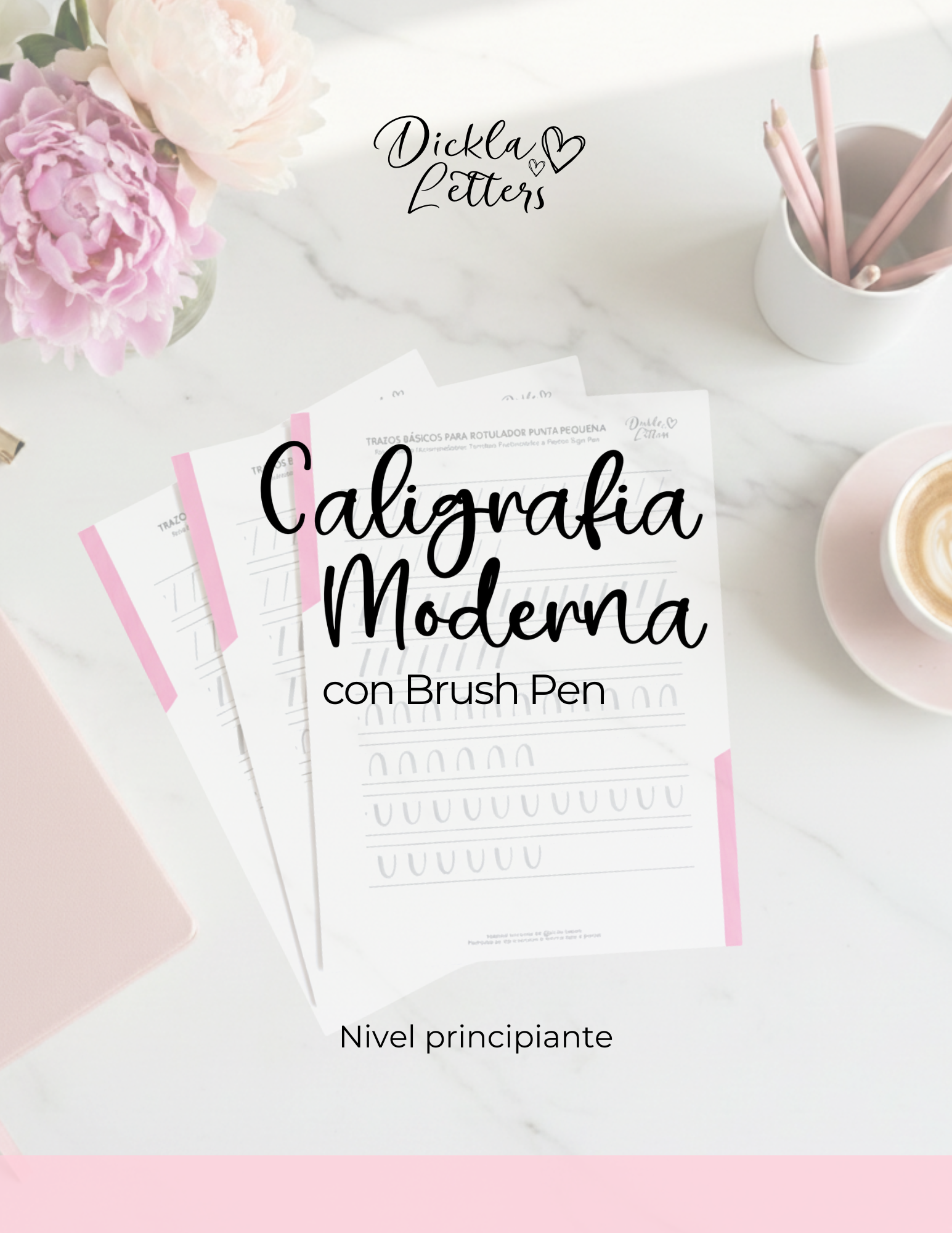 Brush Lettering Desde Cero: Guía Completa Paso a Paso para Crear Le...